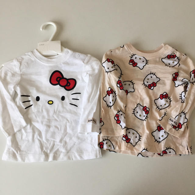 H&M(エイチアンドエム)のH&Mbaby ハローキティー ロンT2セット キッズ/ベビー/マタニティのベビー服(~85cm)(Ｔシャツ)の商品写真