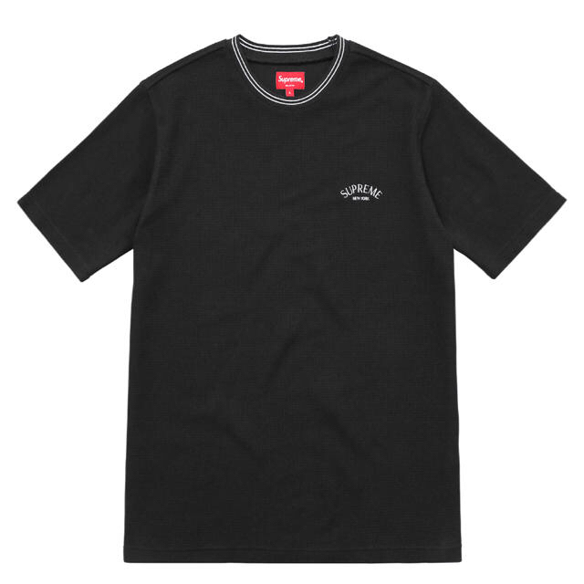 supreme Stripe Rib Waffle Black S