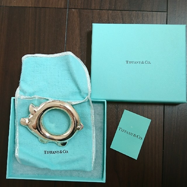 Tiffany & Co.(ティファニー)のレア☆ティファニー ガラガラ ベビー ぶたさん キッズ/ベビー/マタニティのおもちゃ(がらがら/ラトル)の商品写真