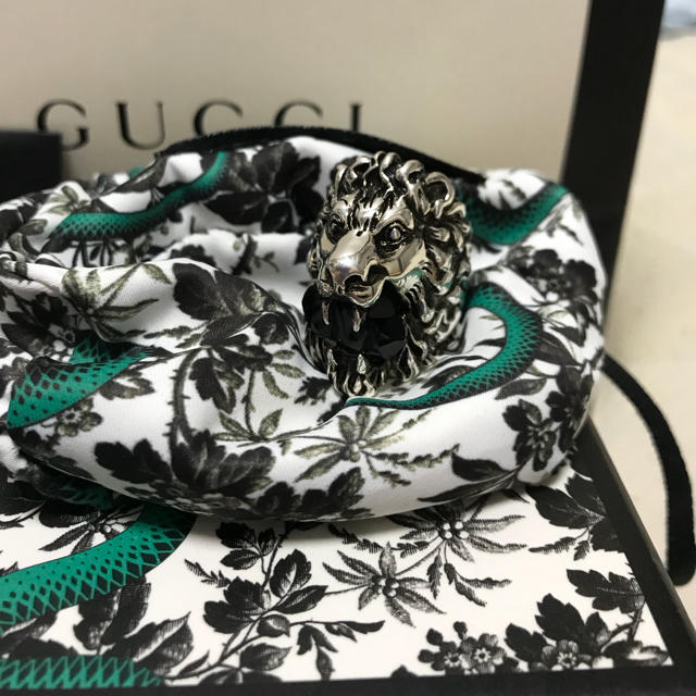 Gucci(グッチ)のGUCCI ライオンヘッド リング メンズのアクセサリー(リング(指輪))の商品写真