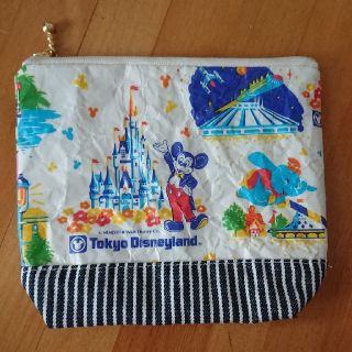 Disney ハンドメイド ディズニーランド 紙袋 リメイク ポーチの通販 ラクマ