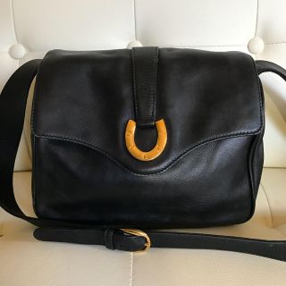 グッチ(Gucci)の美品 GUCCI オールドグッチ フル レザー ショルダーバッグ 斜めがけ(ショルダーバッグ)