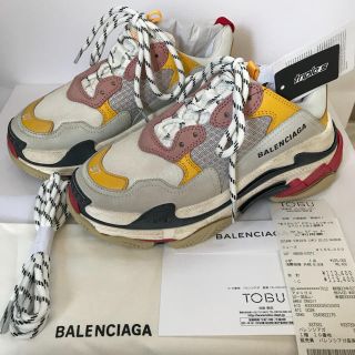 バレンシアガ(Balenciaga)の希少色 即日発送 37 BALENCIAGA triple s 池袋店購入 (スニーカー)