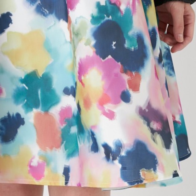 MERCURYDUO(マーキュリーデュオ)のマーキュリーデュオ　プリントスカート レディースのスカート(ひざ丈スカート)の商品写真