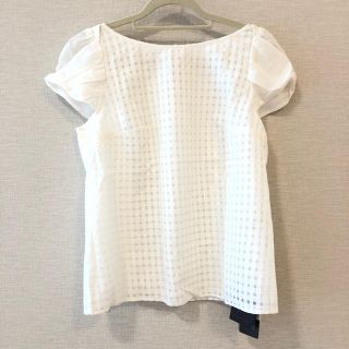 ジャスグリッティー(JUSGLITTY)の週末SALE【新品】ジャスグリッティー シアーチェックブラウス♡(シャツ/ブラウス(半袖/袖なし))