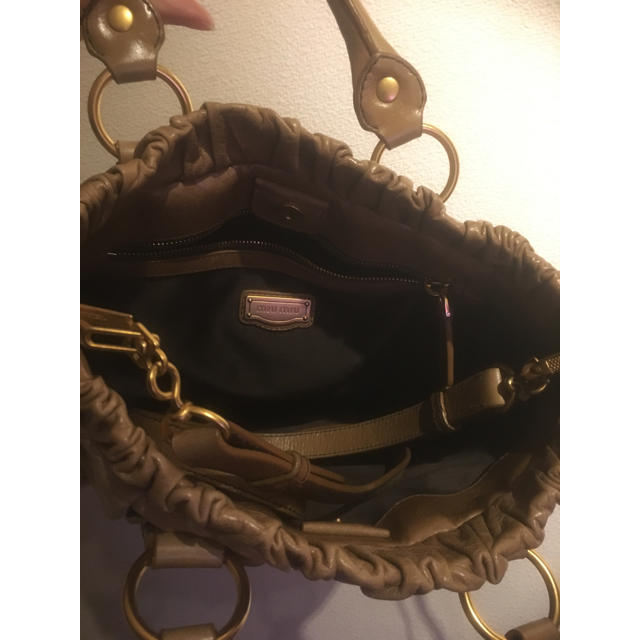 Miumiu ハンドバッグ キャメルバッグ