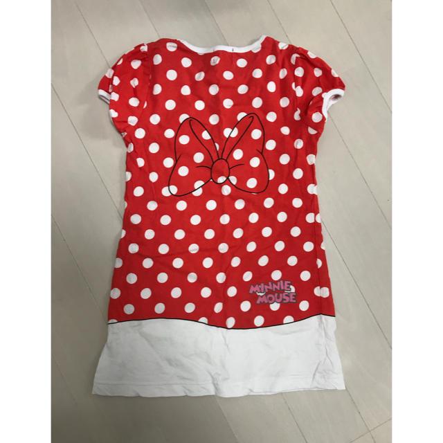 Disney(ディズニー)のdisney  ミニーマウスワンピース　130 キッズ/ベビー/マタニティのキッズ服女の子用(90cm~)(ワンピース)の商品写真