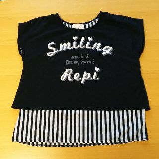 レピピアルマリオ(repipi armario)のレピピアルマリオ  半袖デザインＴシャツ①(サイズＳ/150～160)(Tシャツ/カットソー)