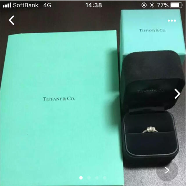 Tiffany & Co.(ティファニー)のティファニー ダイヤモンドリボンリング レディースのアクセサリー(リング(指輪))の商品写真