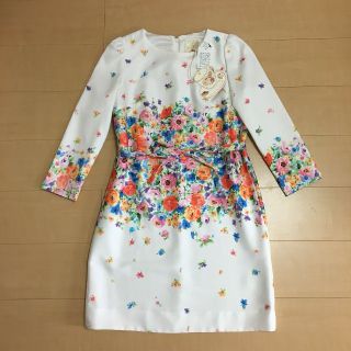 チェスティ(Chesty)の新品 chesty フラワーガーデンワンピース 花柄 チェスティ(ミニワンピース)