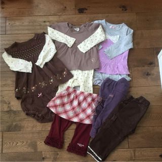 エニィファム(anyFAM)の80サイズ nou petit他 春秋服 ☆6枚まとめ売り☆(パンツ)