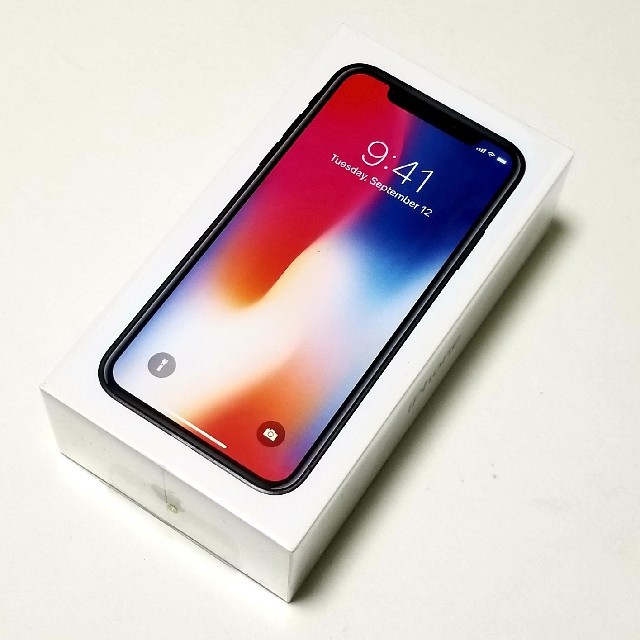 【未使用新品】iPhoneX 64GB グレイ SIMフリー版本体