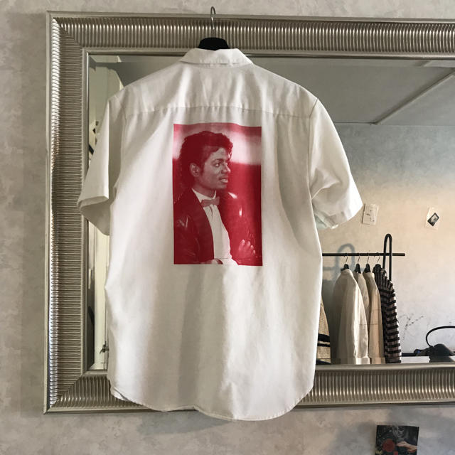 新品開封品 supreme Michael Jackson work shirts 17ss
