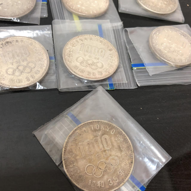 10枚セット オリンピック 記念硬貨 1200円計算 1964 商品2 エンタメ/ホビーの美術品/アンティーク(貨幣)の商品写真