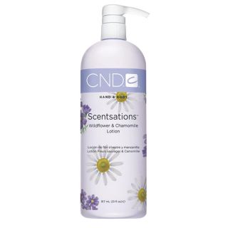 シーエヌディー(CND)の新品 送料込 CND センセーション ワイルドフラワー＆カモミール 917ml(ボディローション/ミルク)