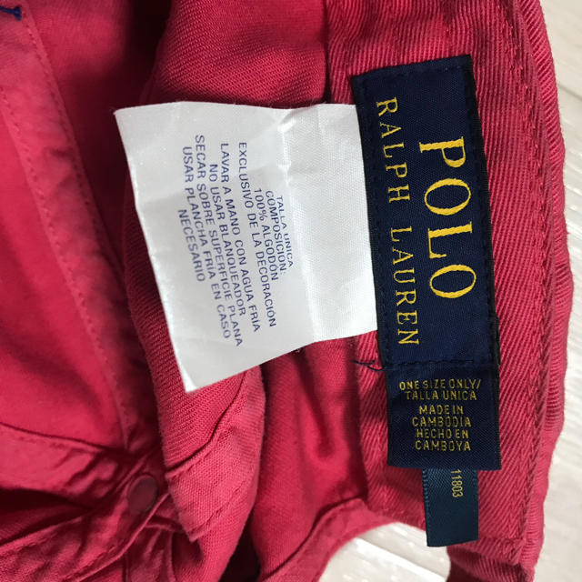 POLO RALPH LAUREN(ポロラルフローレン)のPOLO RARPH LAUREN cap ポロ ラルフローレン メンズの帽子(キャップ)の商品写真