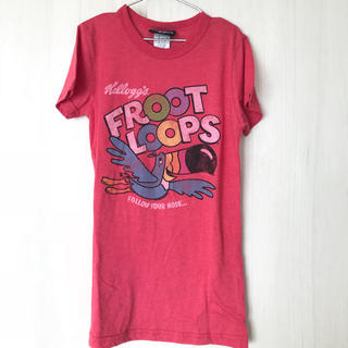 ジャンクフード(JUNK FOOD)のジャンクフード Tシャツ 赤 ピンク Mサイズ(Tシャツ(半袖/袖なし))