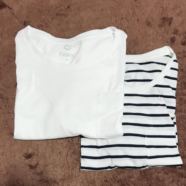 Mac-House(マックハウス)の2枚セット 半袖Tシャツ レディースのトップス(Tシャツ(半袖/袖なし))の商品写真