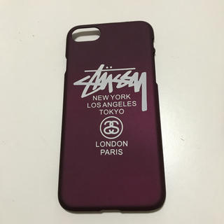 ステューシー(STUSSY)のステゥーシー stussy スマホケース 中古 iPhone7/8 送料無料(iPhoneケース)