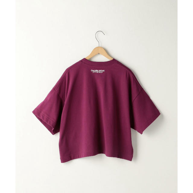 coen(コーエン)のコーエン ドライジャージソリッドTシャツ パープル レディースのトップス(Tシャツ(半袖/袖なし))の商品写真