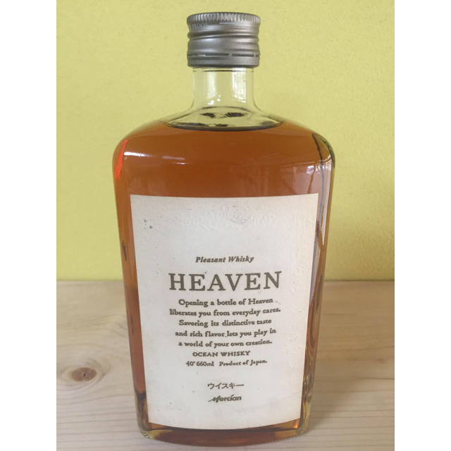 HEAVEN モルト・グレーン ウイスキー 食品/飲料/酒の酒(ウイスキー)の商品写真