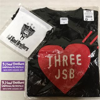 サンダイメジェイソウルブラザーズ(三代目 J Soul Brothers)の三代目JSB東京限定TシャツSサイズ&東京限定ステッカー&ロゴ巾着セット(ミュージシャン)