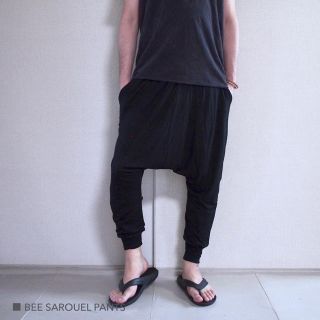 新品未使用 サルエルパンツ ワイドパンツ モード系 カジュアル アリババパンツ(サルエルパンツ)