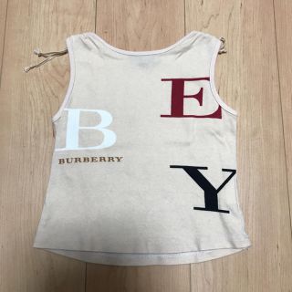 バーバリー(BURBERRY)のバーバリー タンクトップ ノースリーブ(Tシャツ/カットソー)