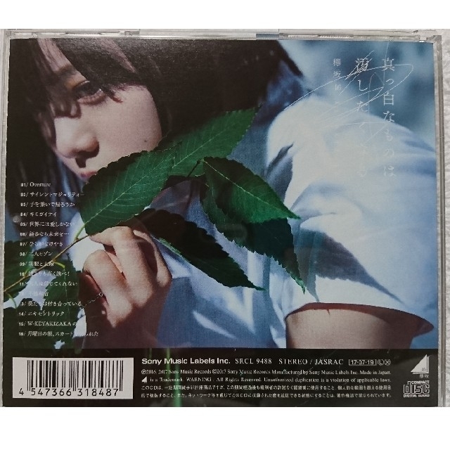 欅坂46(けやき坂46)(ケヤキザカフォーティーシックス)の真っ白なものは汚したくなる 欅坂46 通常盤 エンタメ/ホビーのCD(ポップス/ロック(邦楽))の商品写真