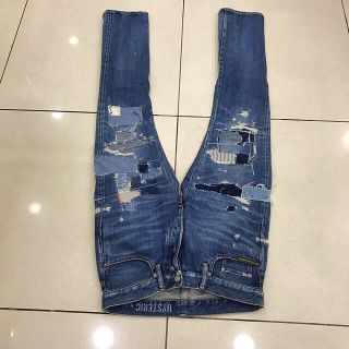 ヒステリックグラマー(HYSTERIC GLAMOUR)のヒステリックグラマー EHR加工デニム 美品 size30 キムタク 激レア(デニム/ジーンズ)