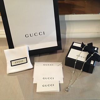 グッチ(Gucci)のりなてぃ様専用【新品未使用】GUCCI  シルバーネックレス(ネックレス)