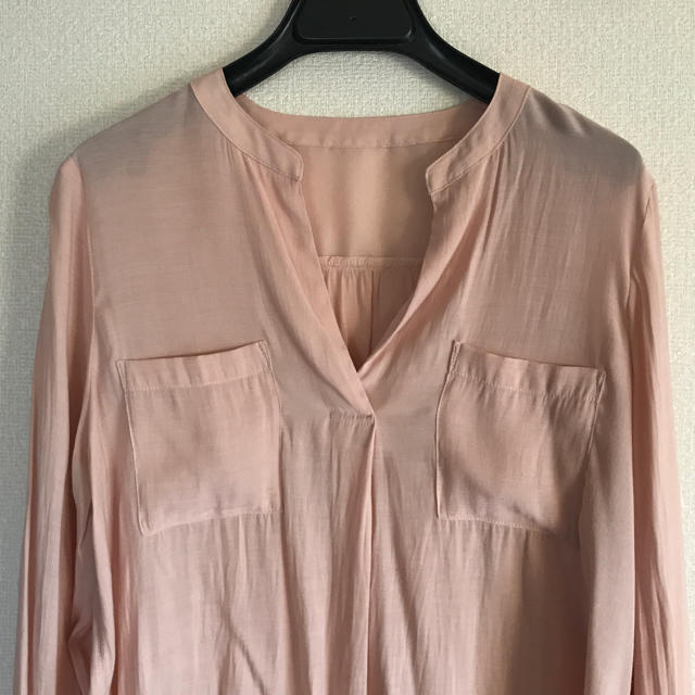 N.Natural beauty basic(エヌナチュラルビューティーベーシック)のスキッパー ブラウス レディースのトップス(シャツ/ブラウス(長袖/七分))の商品写真