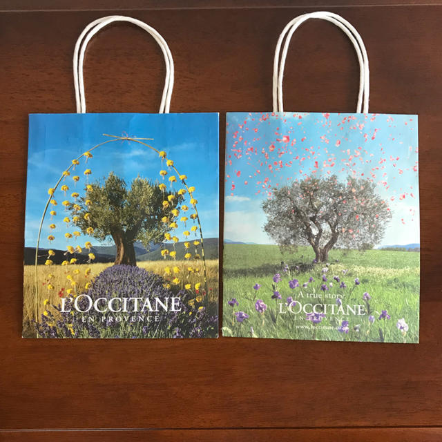 L'OCCITANE(ロクシタン)のロクシタン  ショッパー  2枚組 レディースのバッグ(ショップ袋)の商品写真