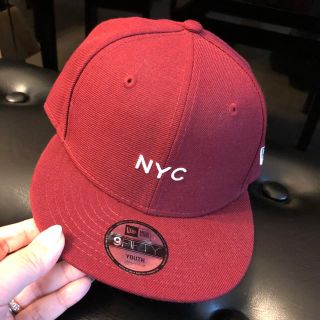 ニューエラー(NEW ERA)の正規品！完売レア！ニューエラNYCミニロゴ9FIFTY kidsキャップ(帽子)