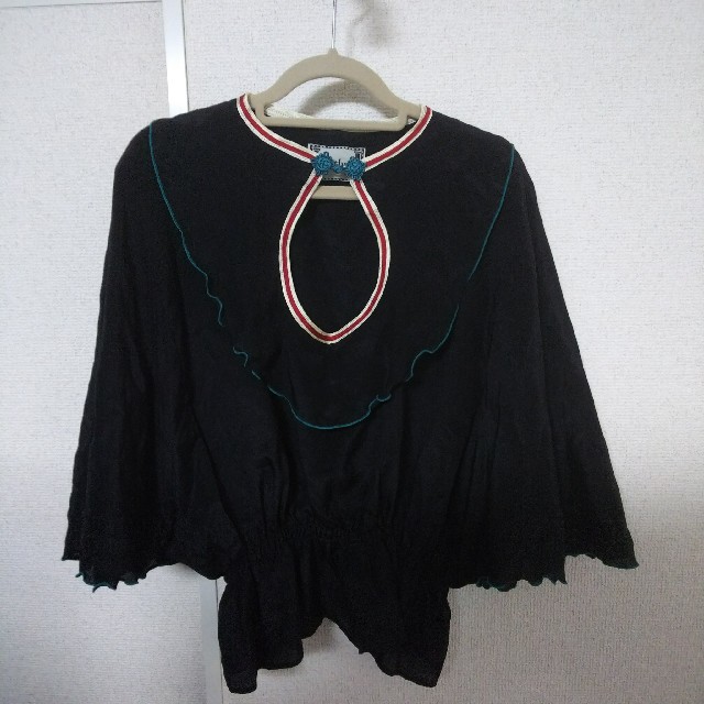 mother(マザー)のmother LIO BLOUSE ブラック レディースのトップス(シャツ/ブラウス(長袖/七分))の商品写真