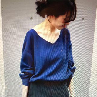 スピックアンドスパン(Spick & Span)のSpick&Span♡ダブルクロスBACKＺＩＰプルオーバー(Tシャツ(長袖/七分))