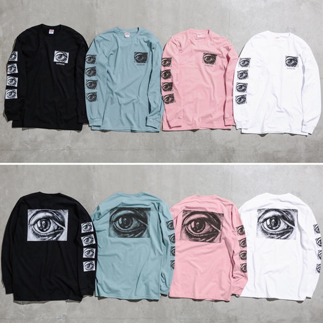 Supreme(シュプリーム)のm.c. escher eye l/s tee メンズのトップス(Tシャツ/カットソー(七分/長袖))の商品写真