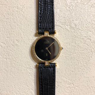 カルティエ(Cartier)のカルティエアージェントダイヤモンド腕時計(腕時計)