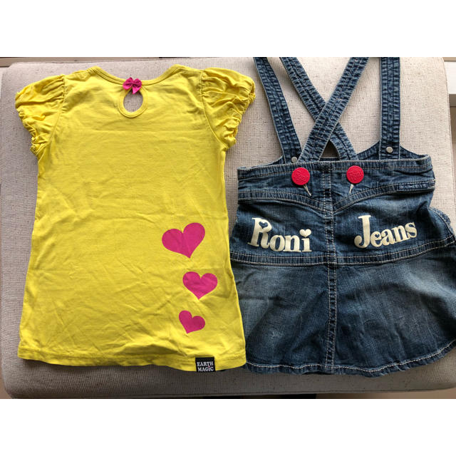 EARTHMAGIC(アースマジック)のEARTHMAGIC 120セット RONI キッズ/ベビー/マタニティのキッズ服女の子用(90cm~)(Tシャツ/カットソー)の商品写真