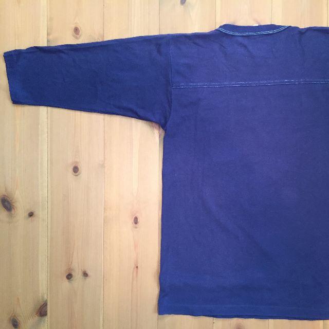 Champion(チャンピオン)の80's フットボールTシャツ 七分袖 古着 Champion  メンズのトップス(Tシャツ/カットソー(七分/長袖))の商品写真