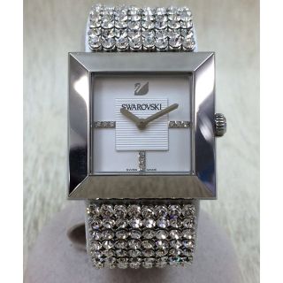 スワロフスキー(SWAROVSKI)のお値下げ♡スワロフスキー♡シルバー ラインストーン腕時計♡エリス(腕時計)