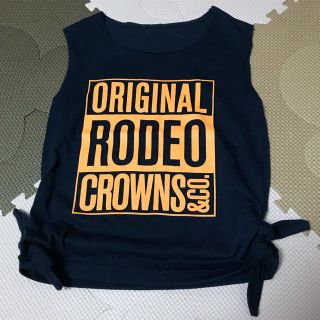 ロデオクラウンズワイドボウル(RODEO CROWNS WIDE BOWL)の新品同様 ロデオ キッズ タンク 90 95 rodeo(Tシャツ/カットソー)