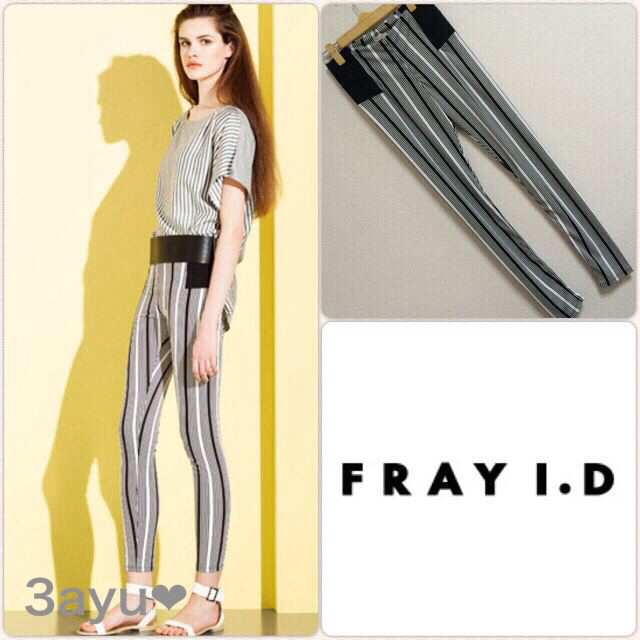 FRAY I.D(フレイアイディー)のFRAY I.D♡ストライプレギンス レディースのパンツ(カジュアルパンツ)の商品写真