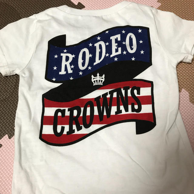 RODEO CROWNS WIDE BOWL(ロデオクラウンズワイドボウル)のロデオ キッズ レディース Tシャツ セット rodeo 90 親子リンク キッズ/ベビー/マタニティのキッズ服女の子用(90cm~)(Tシャツ/カットソー)の商品写真
