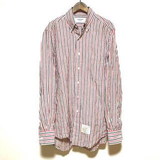 トムブラウン(THOM BROWNE)のTHOM BROWNE トリコロール リネン シャツ トムブラウン(シャツ)