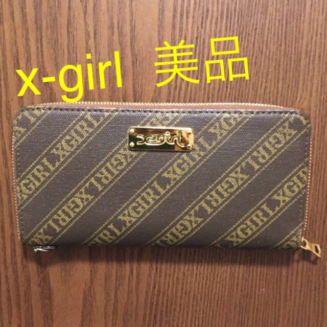 X-girl(エックスガール)のx-girl  長財布 美品 ※付属ストラップ無し レディースのファッション小物(財布)の商品写真