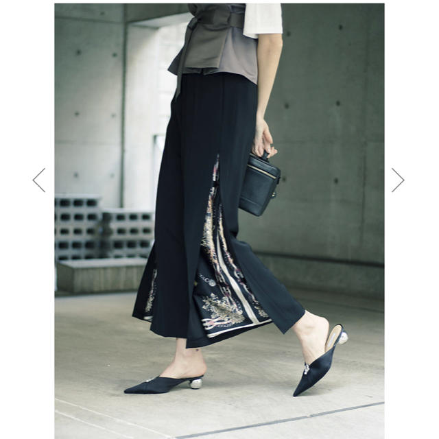 Ameri VINTAGE(アメリヴィンテージ)のAmeri vintage   layered wide pants レディースのパンツ(カジュアルパンツ)の商品写真