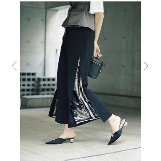 アメリヴィンテージ(Ameri VINTAGE)のAmeri vintage   layered wide pants(カジュアルパンツ)