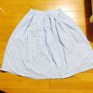 ダブルクローゼット(w closet)のwcloset☆コットンスカート(ひざ丈スカート)