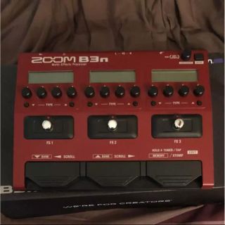 ズーム(Zoom)のzoom b3n  マルチエフェクター(ベースエフェクター)